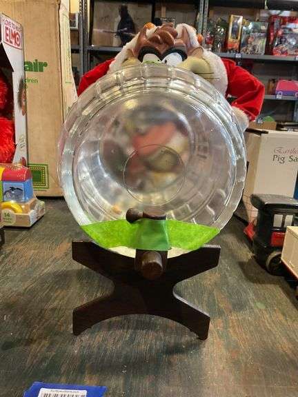 Glass barrel liquor dispenser