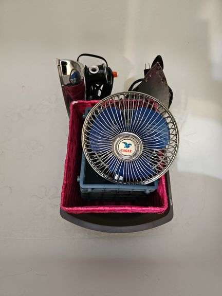 Health and hygiene items, full length mirror, irons, electric fan