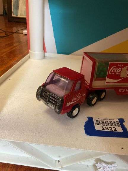 Vintage toy Coca-Cola delivery truck