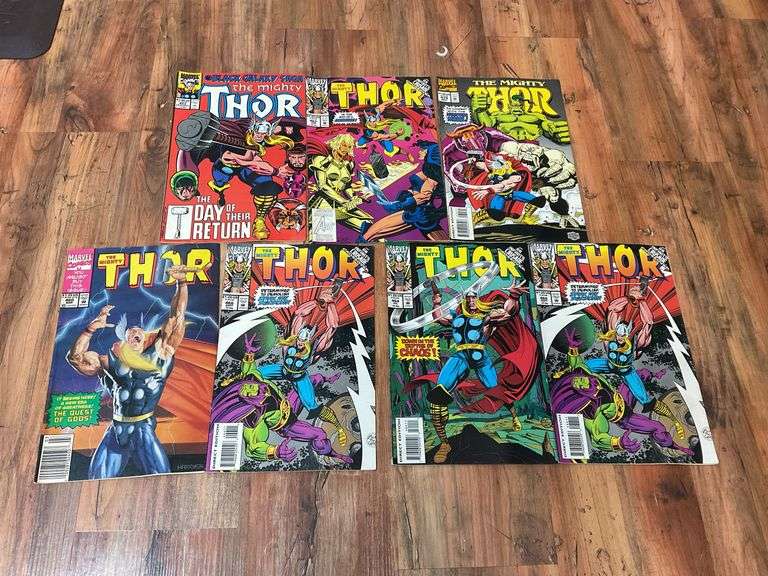 Comic books including: Thor, X-Men
