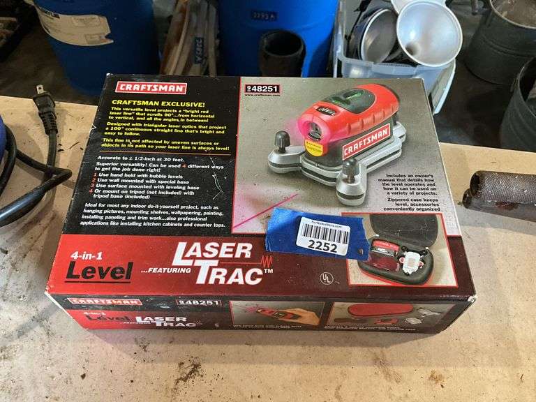 Craftsman 4-in-1 laser level in box
