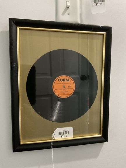 Teresa Brewer record, Till I Waltz Again with You, framed 13 X 16
