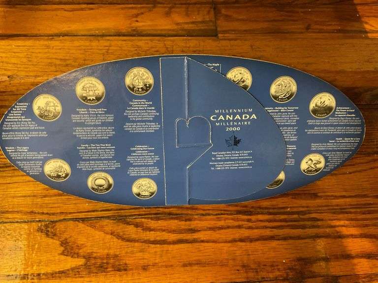Royal Canadian Mint 2000 Millennium coin set