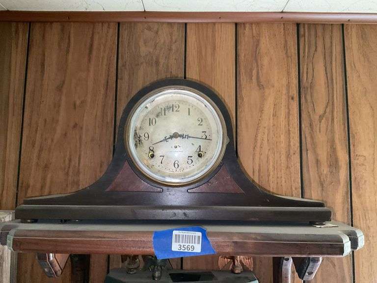 Seth Thomas tambour mantel clock