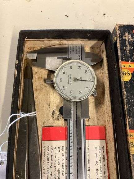 Brown & Sharpe 579-1 Dial Caliper and divider - Hurley Real Estate ...