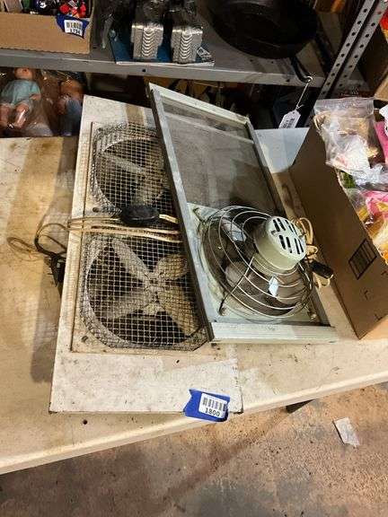 Two window fans