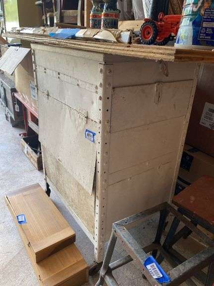 Handcrafted industrial cabinet