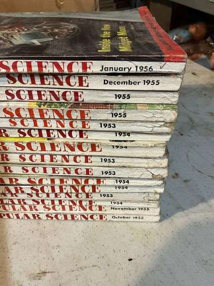 1950s Popular Science magazines