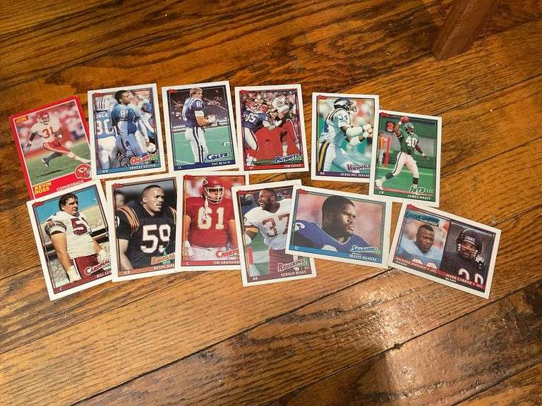 Football sports trading cards