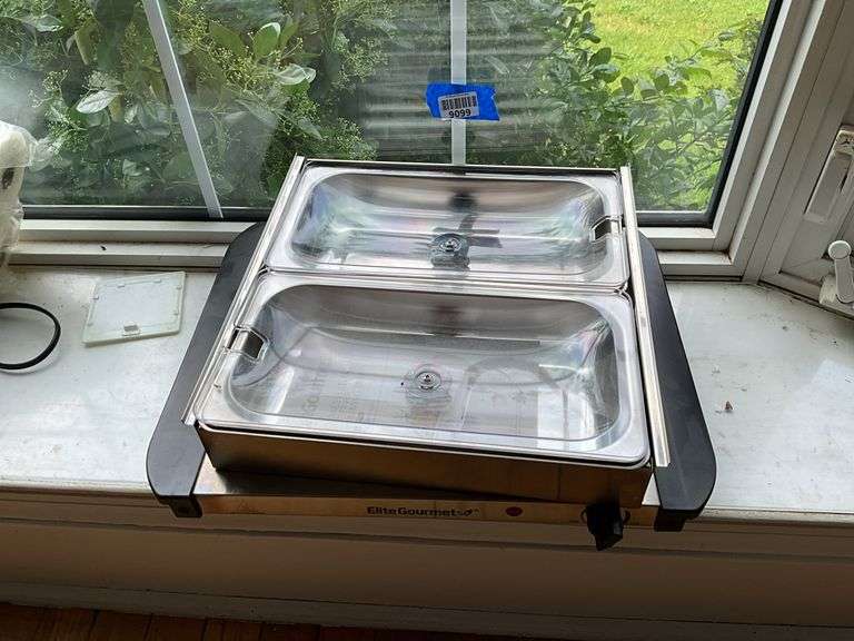 Elite Gourmet double buffet server/warmer