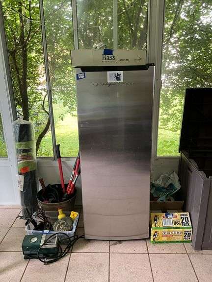 Frigidaire stainless freezer, 21x20x54
