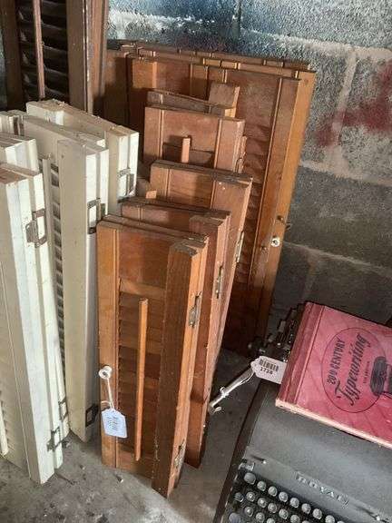 Louvered interior shutters