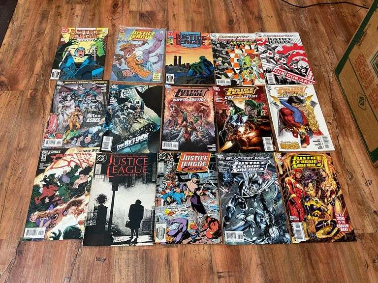 Comic books including: Thunderbolts, Zemo, Justice League of America