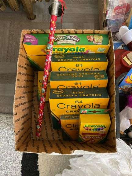 Play costumes, Crayons, troll doll, My Little Ponys, misc toys
