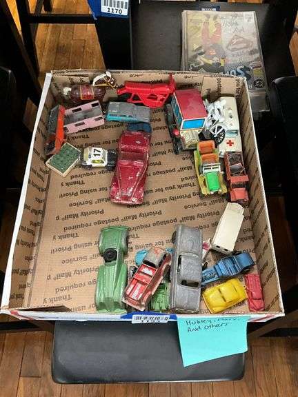 Vintage toy cars including: Hubley, Marx, and others