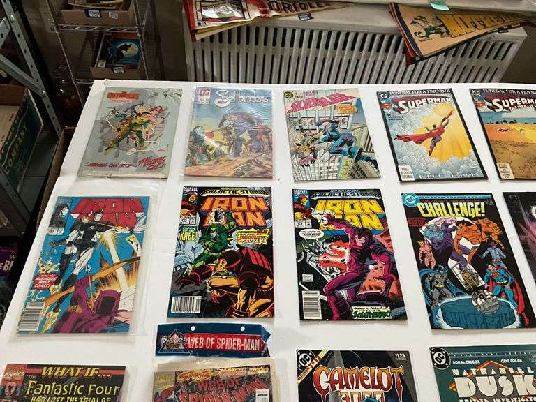 Comic books including: Ironman, Infinity, Superman