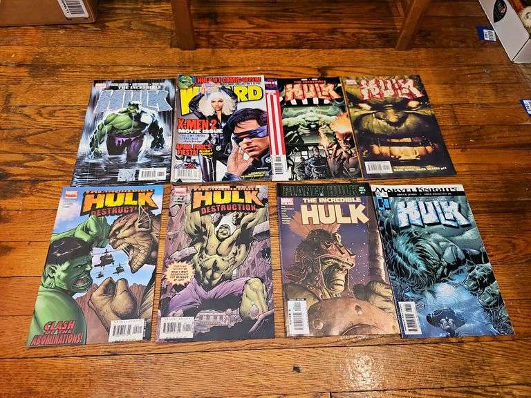 Comic books including: Hulk, She-Hulk