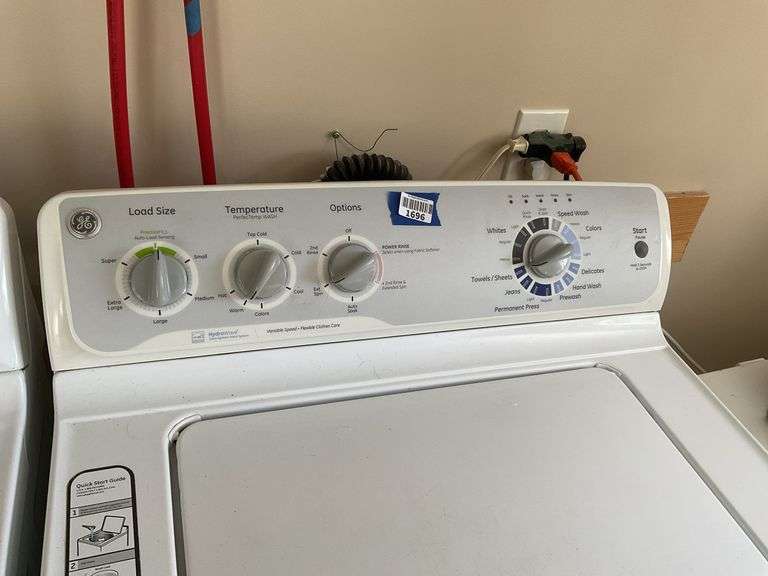 GE HydroWave washing machine model: GTWN4250D1WS