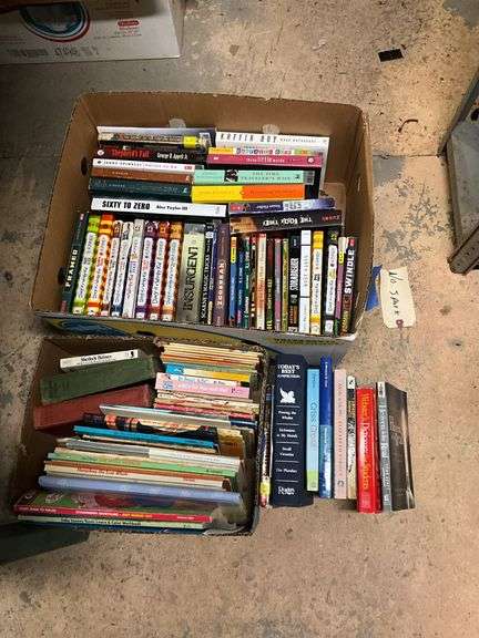 Books: Diary of a Wimpy Kid, Sherlock Holmes, Dr Seuss, children's, misc