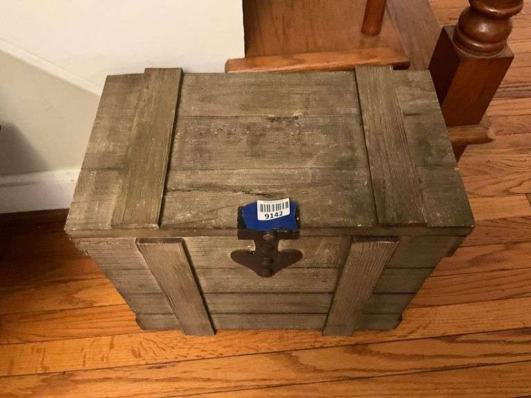 Wooden storage chest