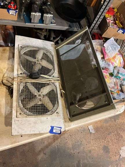 Two window fans