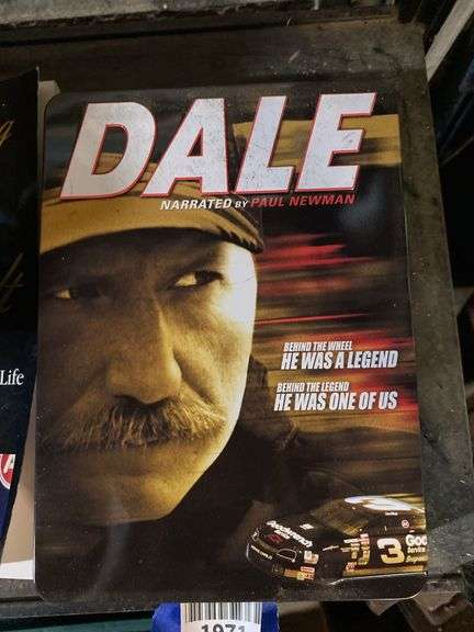 Dale Earnhardt Sr DVD set, bear, and book