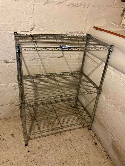 3-tier wire shelf unit 23.5x13x30