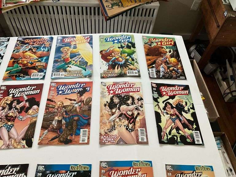 Comic books including: Wonder Woman, Thanos