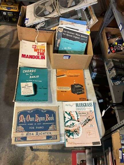 Sheet music and music books for: guitar, piano, organ, mandolin, banjo