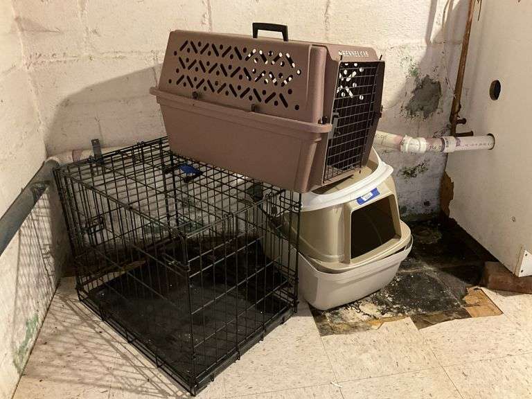 Pet cage, pet carrier, litter box