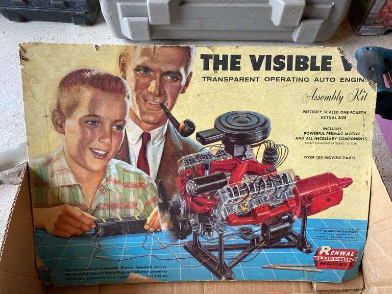 Advertising rule, WWII newspaper, vintage toy box tops