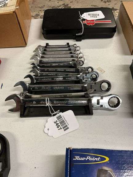 Snap-on and Zebra Combination Wrench Sets, some ratcheting