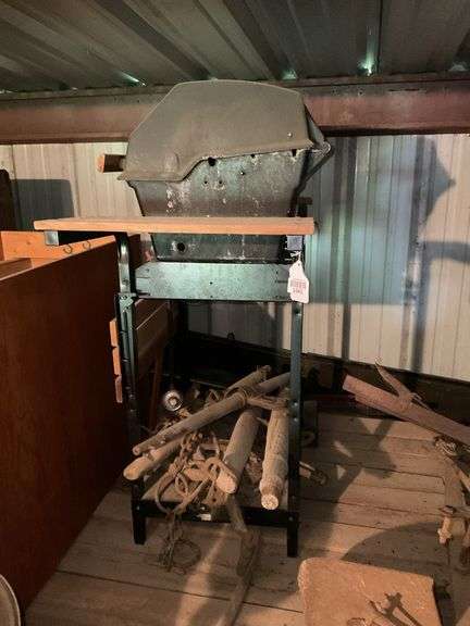 Grill, single trees, *** PLEASE NOTE: This item has no stair access and must be picked up on July 15th between 11:00-1:30PM. Item will be removed from loft for pickup.
