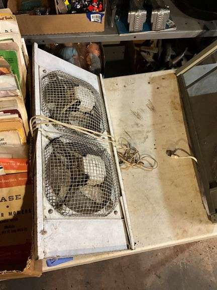 Two window fans
