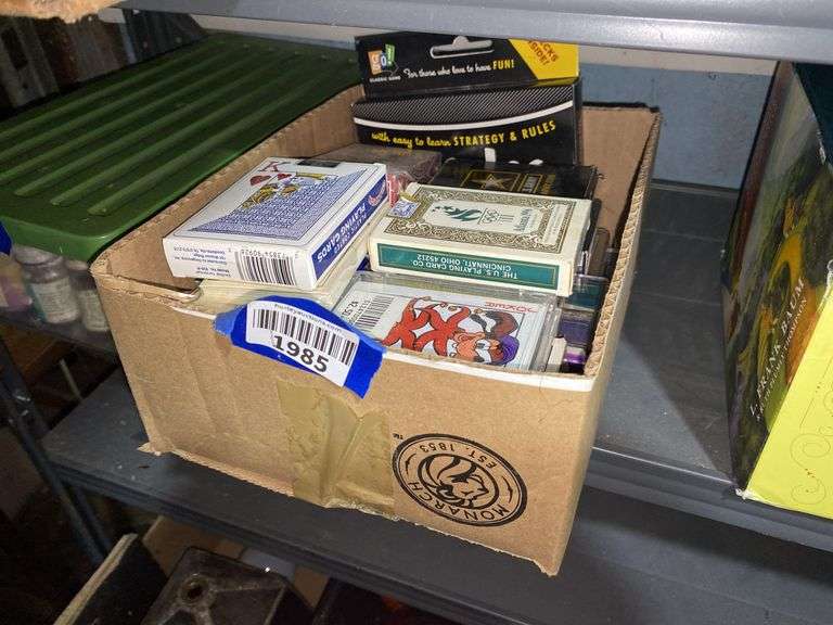 Playing card decks, tally cards