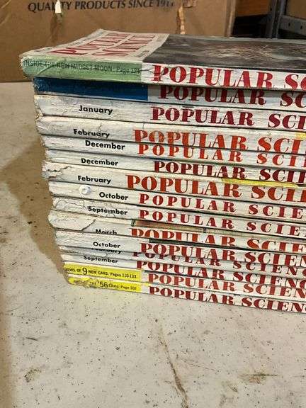 1950s Popular Science magazines
