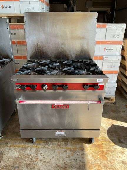 Vulcan 6 natural gas burners  & oven