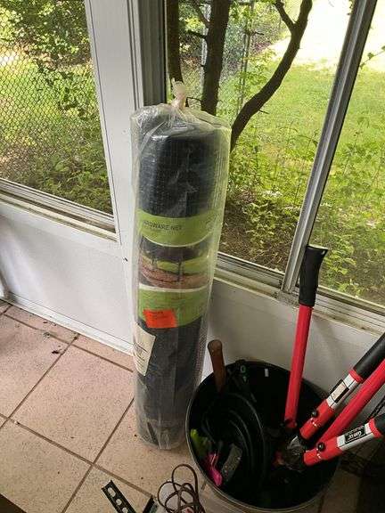 Air compressor, hardware net, garden tools, misc