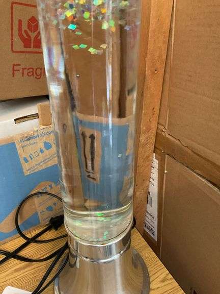 Glitter lava lamp