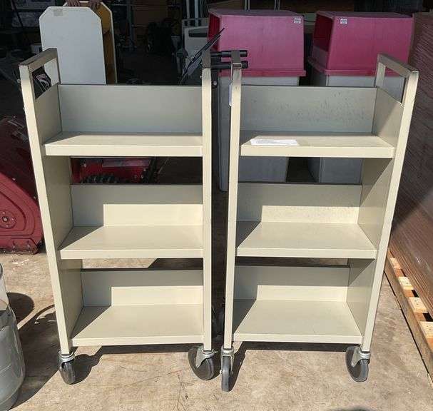 Rolling book cart, by the piece, take 2
