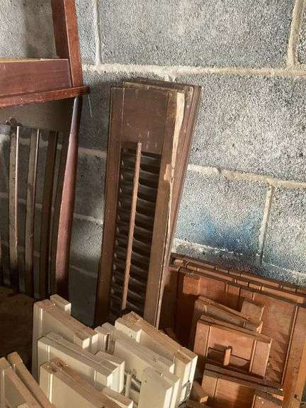 Louvered interior shutters