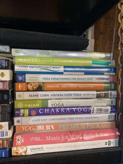 Contents of shelf: DVD lot