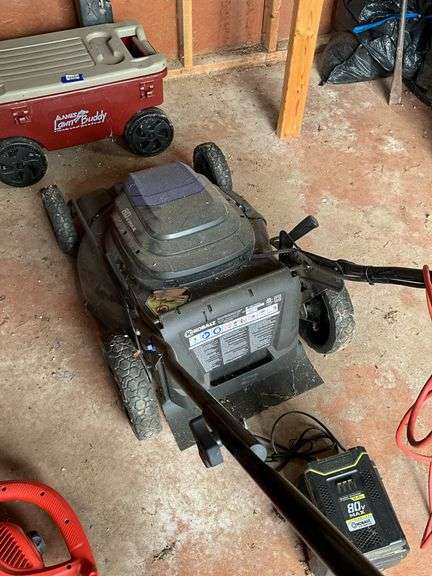 Kobalt cordless lawn mower w/ charger