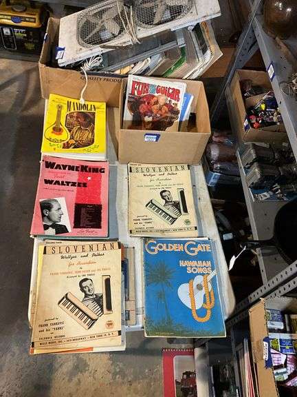 Sheet music and music books for: guitar, piano, organ, mandolin, banjo
