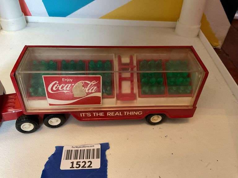 Vintage toy Coca-Cola delivery truck