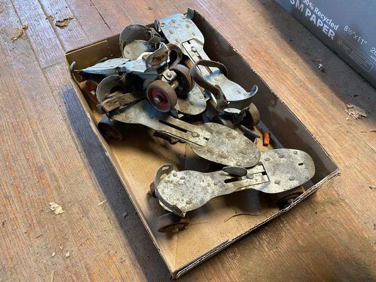 Older style roller skates