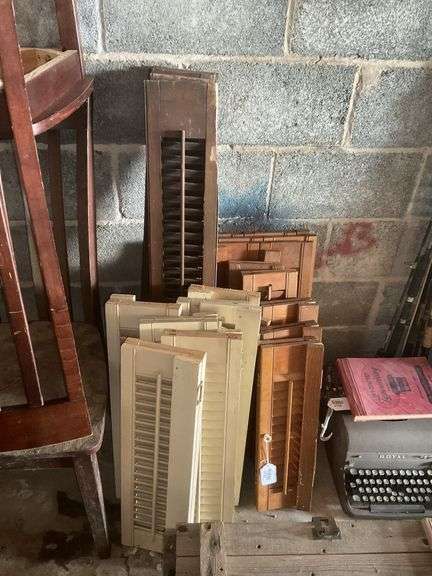 Louvered interior shutters