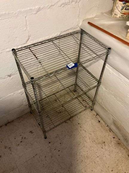 3-tier wire shelf unit 23.5x13x30