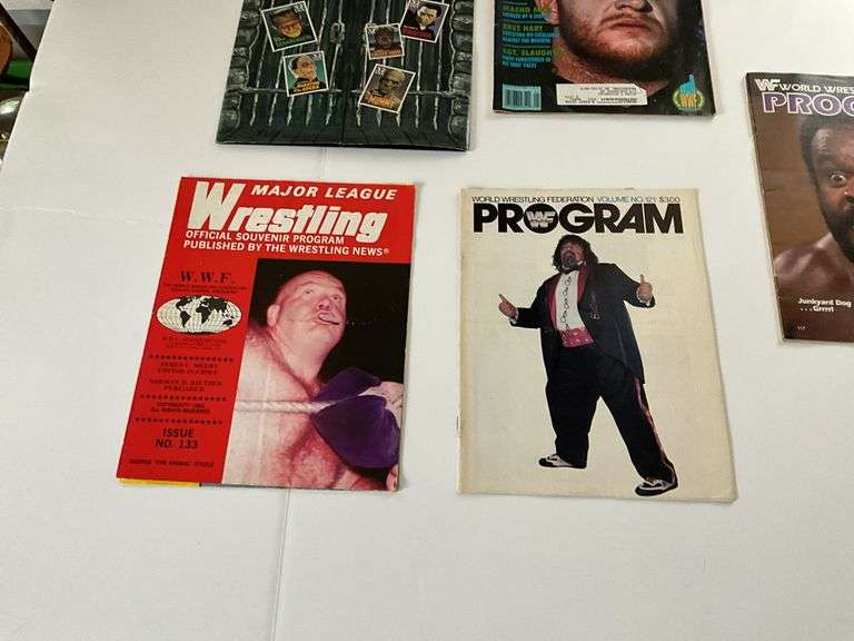 Wrestling programs and magazine, Classic Movie Monster stamp folder