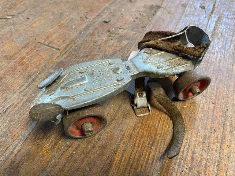 Older style roller skates